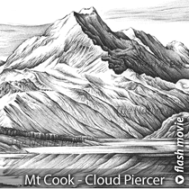 Mt Cook Cloud Piercer